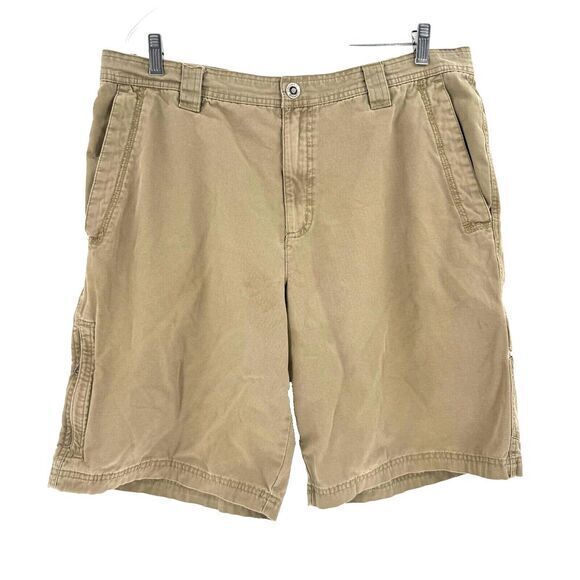 Columbia Canvas Shorts Men's Size 38X11‎ Brown Outdoor Hunting Camping Fishing - Picture 5 of 7